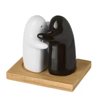 Set solnita si pipernita Unimasa Ghosts, ceramica imagine