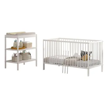 Seturi de mobila pentru copii 2 buc. din lemn de fag Dino - Vipack imagine