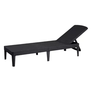 Sezlong de gradina Allibert Jaipur Sun, gri imagine