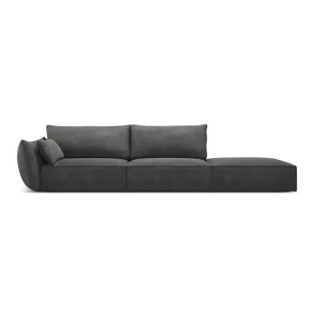Sezlong gri (cu colt pe partea dreapta) Vanda - Mazzini Sofas imagine