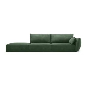 Sezlong verde inchis (cu colt pe partea stanga ) Vanda - Mazzini Sofas imagine