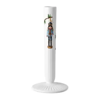 Sfesnic alb de Craciun din ceramica Kahler Design Hammershoi, inaltime 20 cm imagine