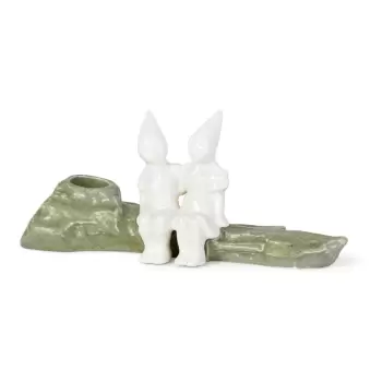 Sfesnic de Craciun din gresie Kahler Design Christmas Hug, lungime 19 cm imagine
