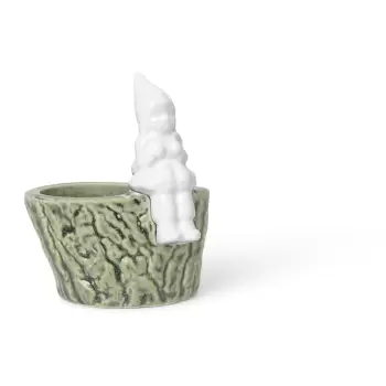 Sfesnic de Craciun din portelan si gresie Kahler Design Christmas Tales, lungime 8,5 cm imagine