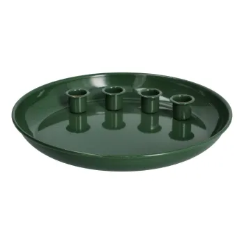 Sfesnic pentru advent din metal cu model de Craciun - Dakls imagine