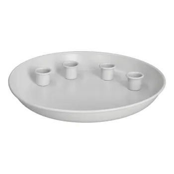 Sfesnic pentru advent din metal cu model de Craciun - Dakls imagine