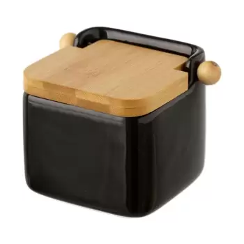 Solnita din ceramica Unimasa Modern, 750 ml, negru imagine