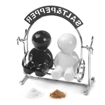 Solnita si pipernita cu suport Salt & Pepper - Balvi imagine