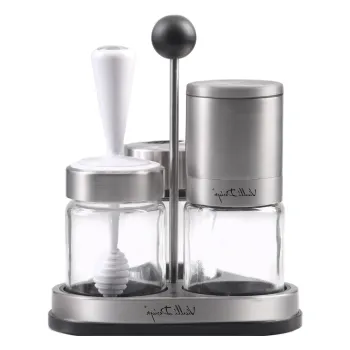 Solnita si pipernita cu suport Soho - Vialli Design imagine