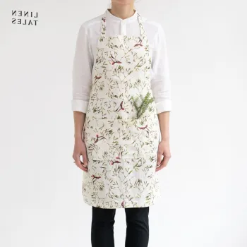 Sort din in cu model de Craciun - Linen Tales imagine