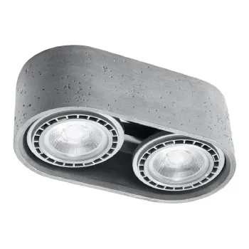 Spot gri 27x14 cm Spattio - Nice Lamps imagine