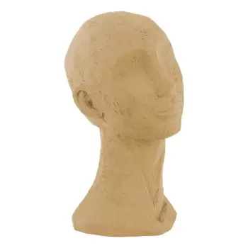 Statueta decorativa PT LIVING Face Art, inaltime 28,4 cm, maro nisipiu imagine