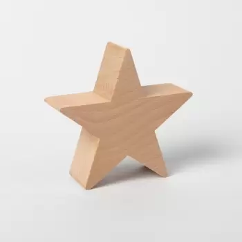 Steluta din lemn pentru brad de Craciun Spira Large imagine