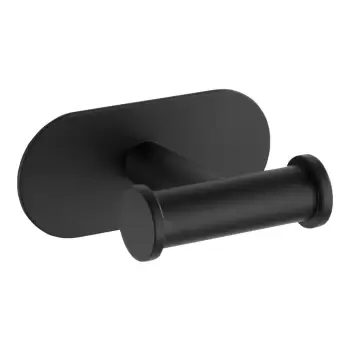 Suport autoadeziv pentru prosoape Wenko Orea, negru imagine