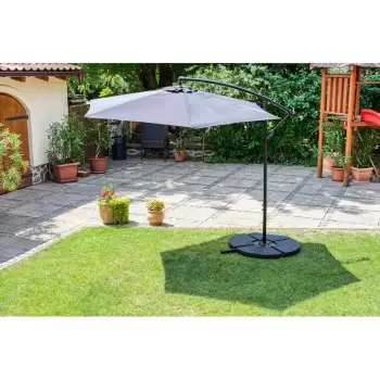 Suport cu apa pentru fixare umbrela de soare Timpana H2O, 52 l, negru imagine