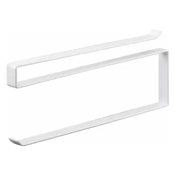 Suport de agatat pentru prosoape de hartie Yamazaki Tower, alb imagine