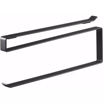 Suport de agatat pentru prosoape de hartie Yamazaki Tower, negru imagine