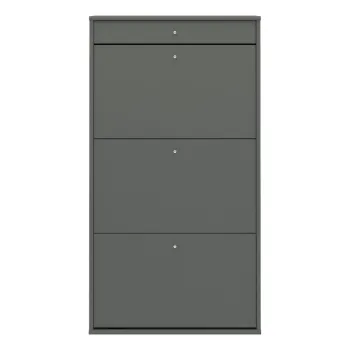 Suport de pantofi gri cu usi rabatabile Mistral - Hammel Furniture imagine