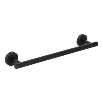 Suport de perete din inox pentru prosoape Wenko Bosio Matte, negru imagine