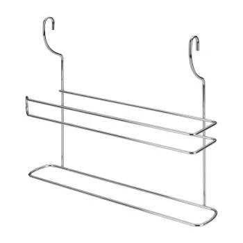 Suport de prosoape de bucatarie argintiu suspendat din otel cromat Lonardo - Metaltex imagine