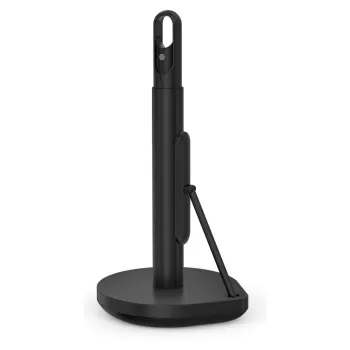 Suport de prosoape de hartie negru mat din otel - simplehuman imagine