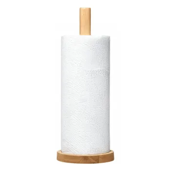 Suport orizontal pentru prosoape de bucatarie din hartie in culoare naturala din lemn o 12 cm Soka - Premier Housewares imagine