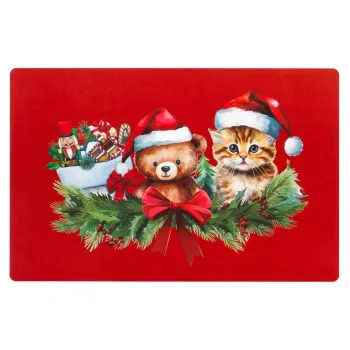 Suport pentru farfurii din plastic 28,5x44 cm cu model de Craciun Cadocha - douceur d'interieur imagine