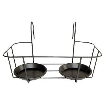 Suport pentru ghiveci din metal (inaltime 19,5 cm) Duo - Esschert Design imagine