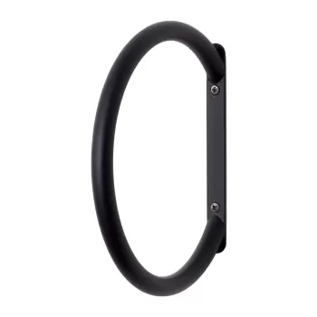 Suport pentru prosoape de perete din metal negru Apply - H?bsch imagine