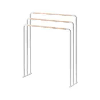 Suport pentru prosoape YAMAZAKI Plane, alb imagine