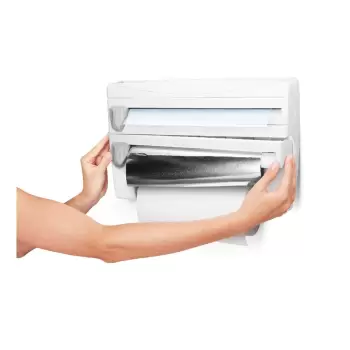 Suport pentru prosoapele de bucatarie si alte accesorii Metaltex, lungime 38 cm imagine