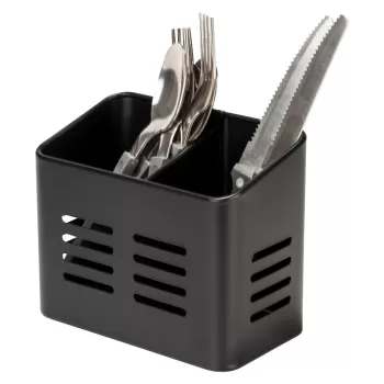 Suport pentru tacamuri Wenko Black Outdoor Kitchen Baco, negru imagine