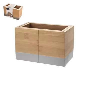 Suport pentru ustensile de bucatarie din bambus - Orion imagine