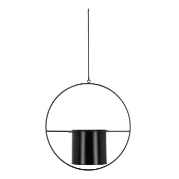 Suport suspendat pentru ghiveci Esschert Design Planter, negru imagine