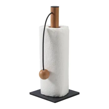 Suport vertical pentru prosoape de bucatarie din hartie gri antracit o 13 cm Hippo - LIND DNA imagine