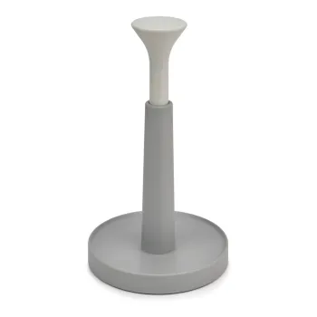 Suport vertical pentru prosoape de bucatarie din hartie gri din plastic o 16 cm Duo - Joseph Joseph imagine