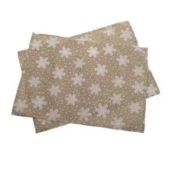 Suporturi pentru farfurii 2 buc. din material textil 32x45 cm cu model de Craciun - Dakls imagine