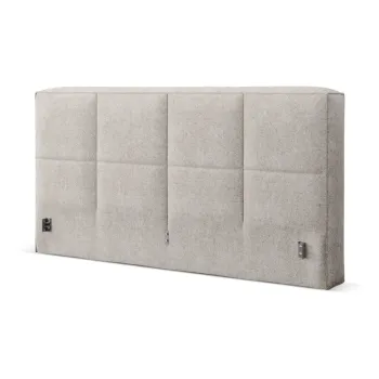 Tablie de pat bej tapitata 190,5x100 cm Darren - Micadoni imagine