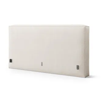 Tablie de pat crem tapitata 229x100 cm Olivia - Micadoni imagine