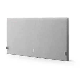 Tablie de pat gri deschis tapitata 210,5x100 cm Remo - Micadoni imagine