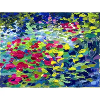 Tablou 100x70 cm Oil Paint - Wallity imagine