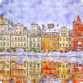 Tablou 30x30 cm Wroclaw - Fedkolor imagine