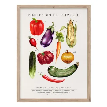 Tablou 30x40 cm Legumes - Styler imagine