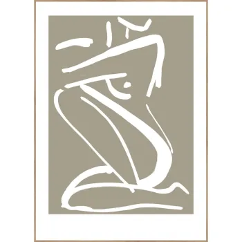 Tablou 30x40 cm Sketch no. 4 - Malerifabrikken imagine