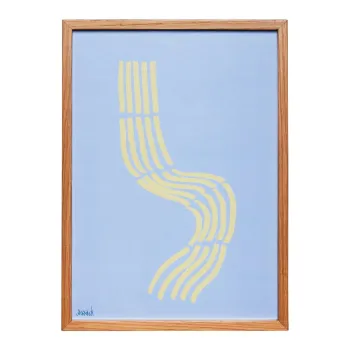 Tablou 32x44 cm Hello - Hubsch imagine