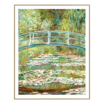 Tablou 40x50 cm Monet: Japanese Footbridge - knor imagine