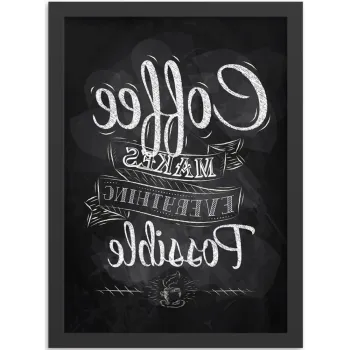 Tablou 40x55 cm Coffee - Wallity imagine