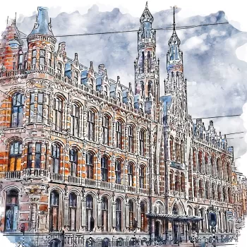 Tablou 50x50 cm Amsterdam - Fedkolor imagine