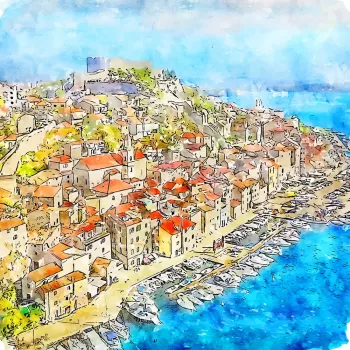 Tablou 50x50 cm Dalmatien - Fedkolor imagine