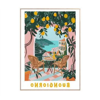 Tablou 50x70 cm Balcony I - Styler imagine